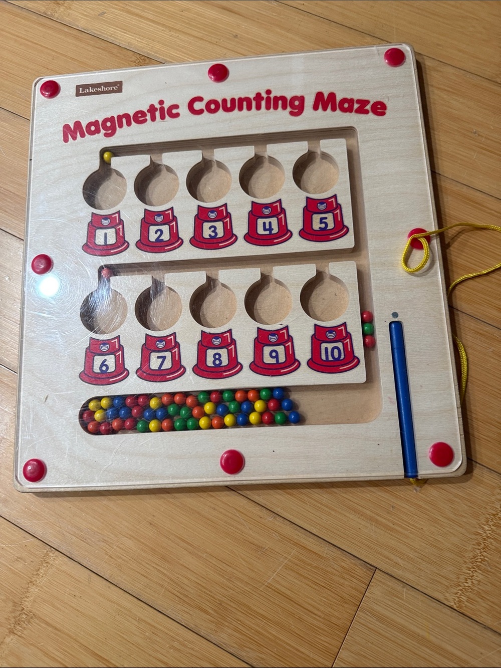 Lakeshore Magnetic Counting Maze - Red